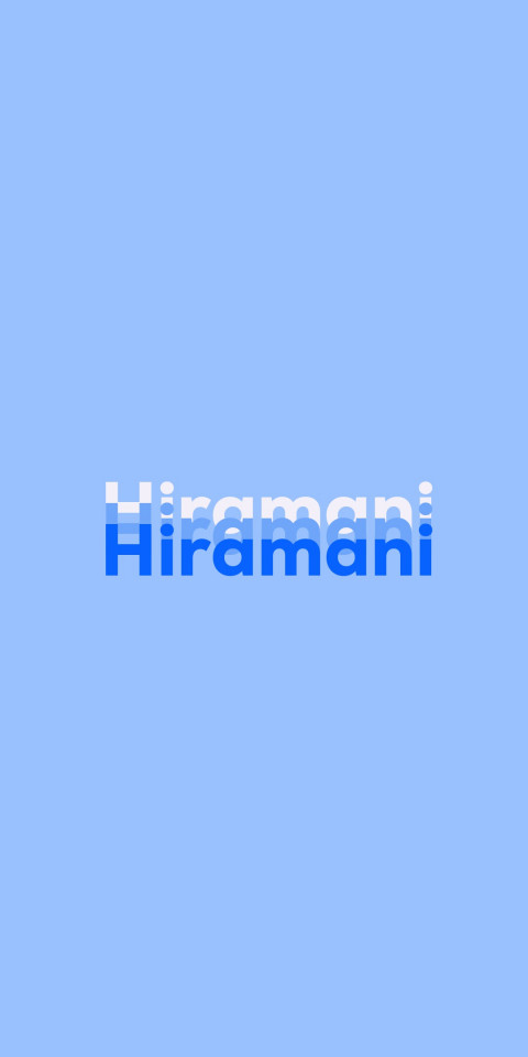 Free photo of Name DP: Hiramani