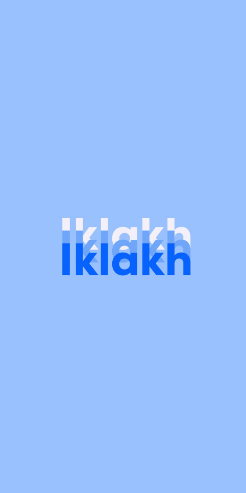 Free photo of Name DP: Iklakh