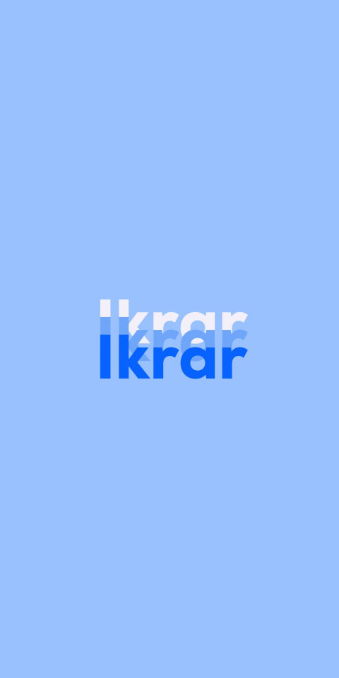 Free photo of Name DP: Ikrar