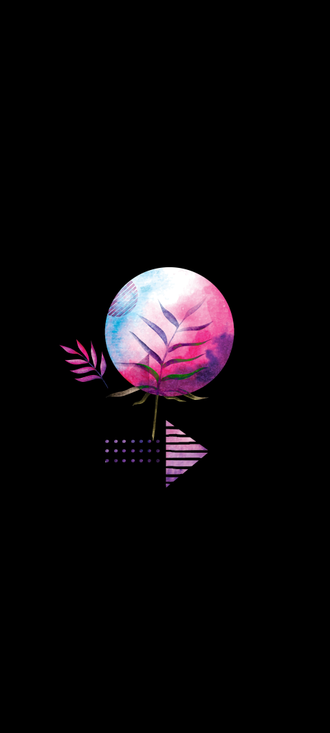 Free photo of Illustrations Amoled Wallpaper with Pink, Graphic design & Darkness