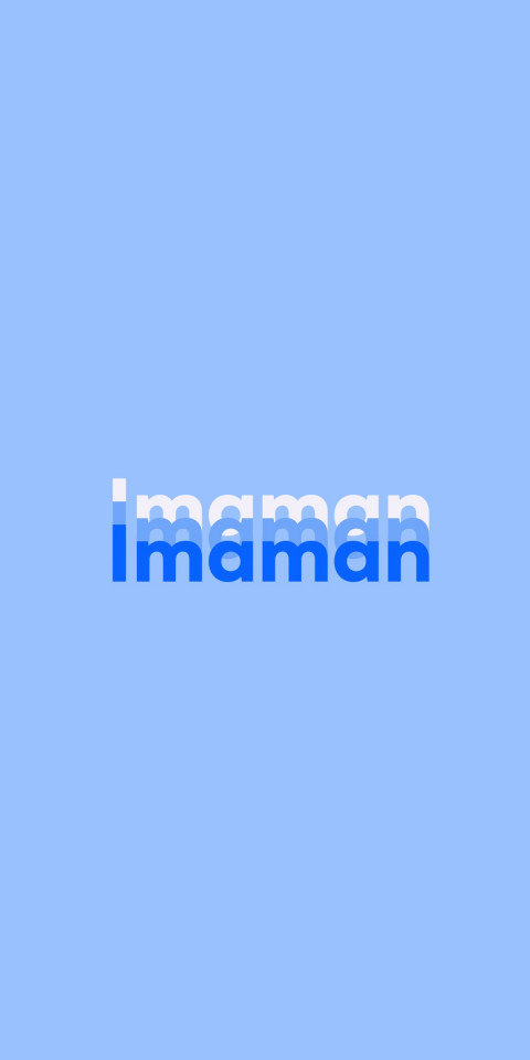 Free photo of Name DP: Imaman