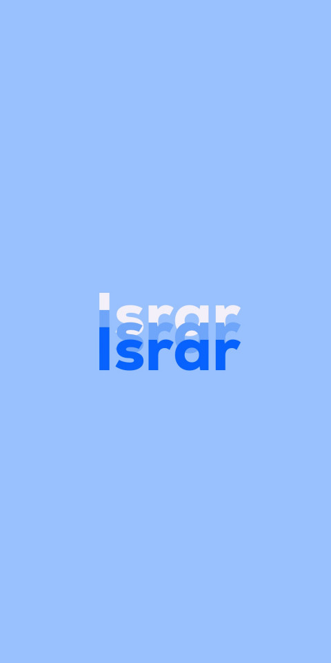 Free photo of Name DP: Israr