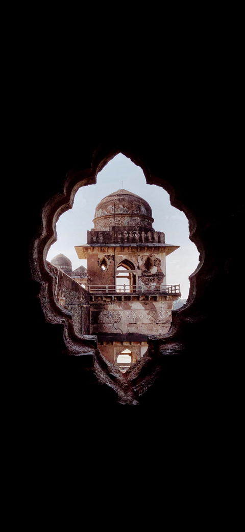 Free photo of Jahaz Mahal Amoled Islamic Wallpaper