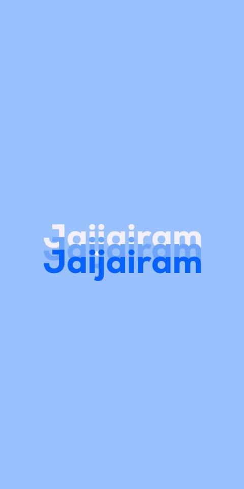 Free photo of Name DP: Jaijairam