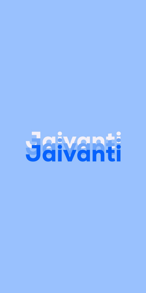 Free photo of Name DP: Jaivanti