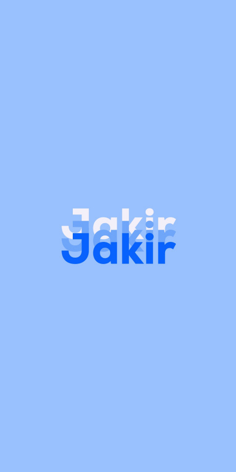 Free photo of Name DP: Jakir