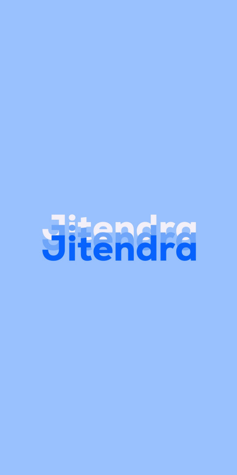 Free photo of Name DP: Jitendra