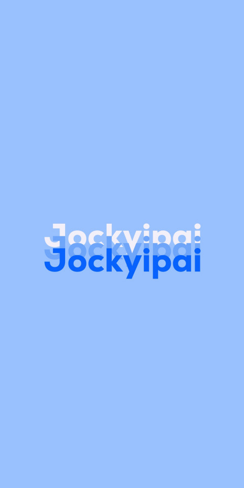 Free photo of Name DP: Jockyipai