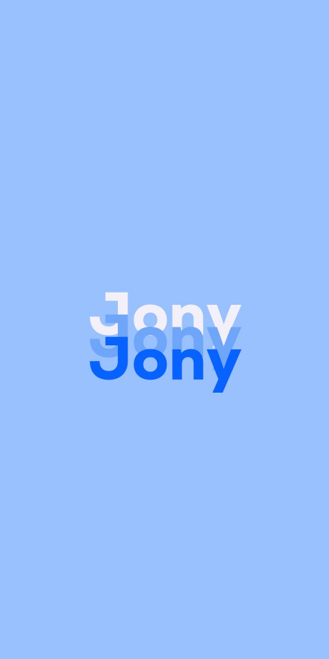 Free photo of Name DP: Jony