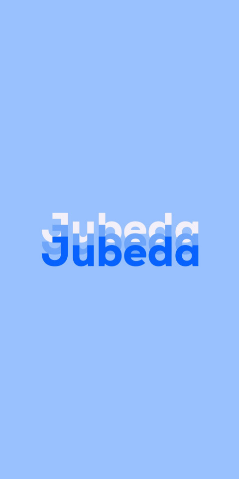 Free photo of Name DP: Jubeda