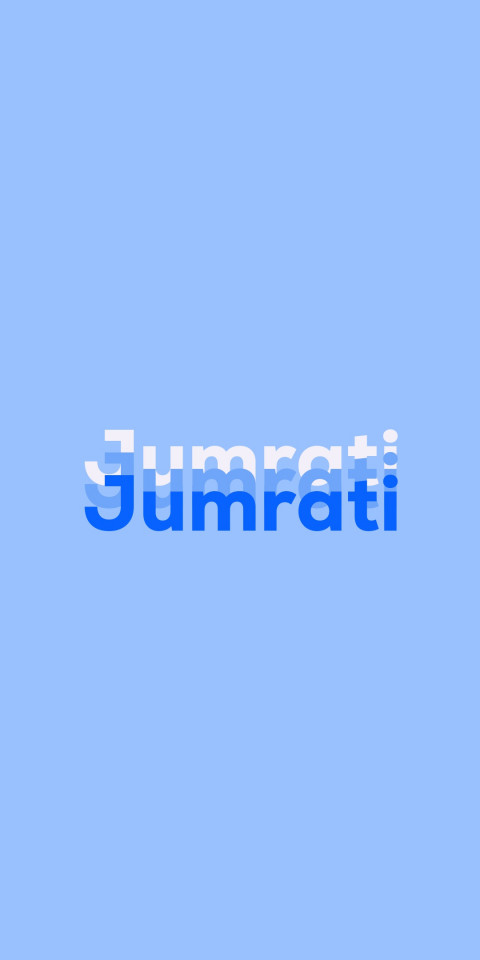 Free photo of Name DP: Jumrati