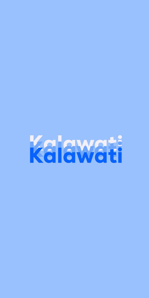Free photo of Name DP: Kalawati