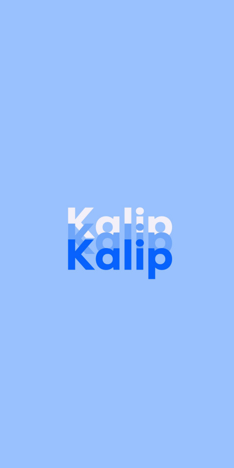 Free photo of Name DP: Kalip