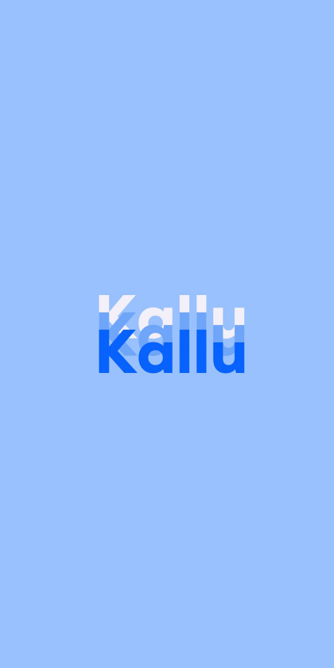 Free photo of Name DP: Kallu