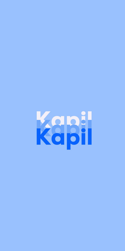 Free photo of Name DP: Kapil