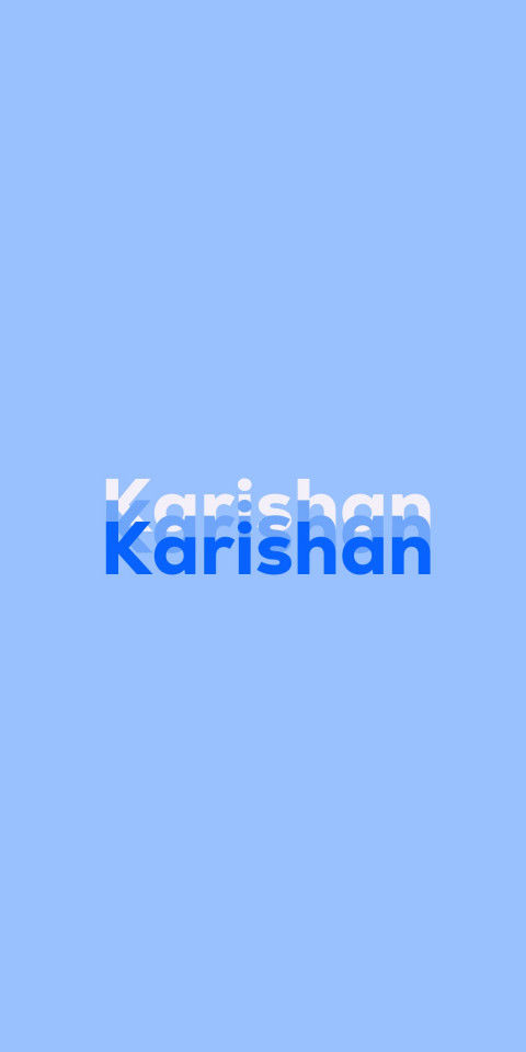 Free photo of Name DP: Karishan