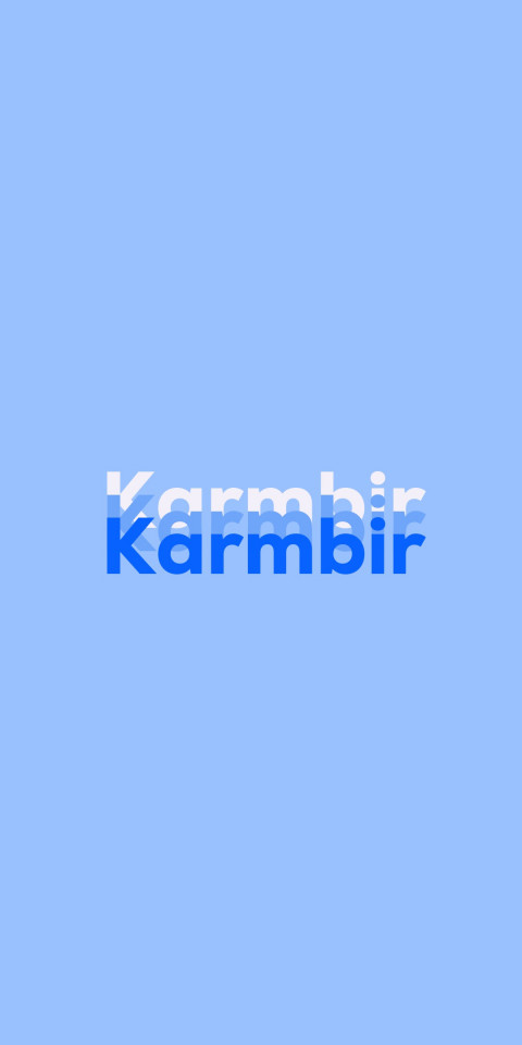 Free photo of Name DP: Karmbir