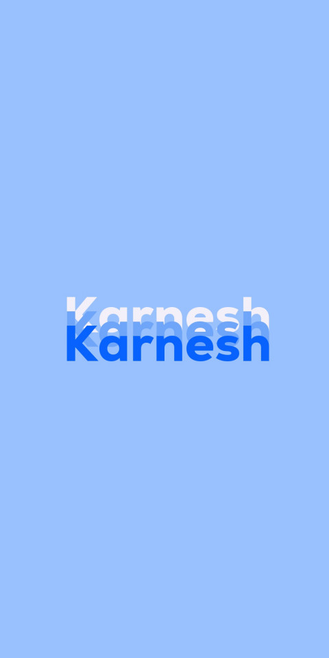 Free photo of Name DP: Karnesh