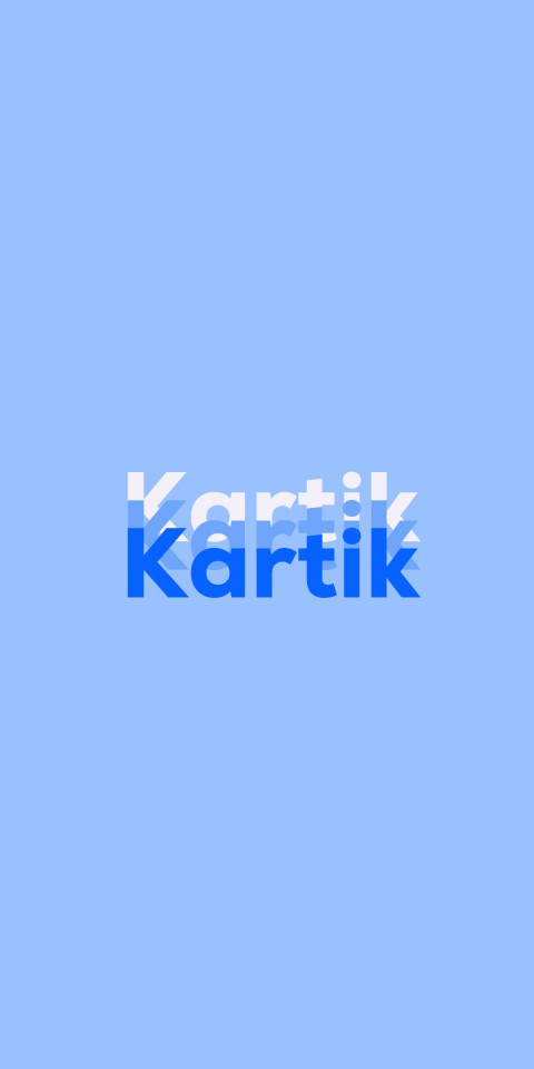 Free photo of Name DP: Kartik