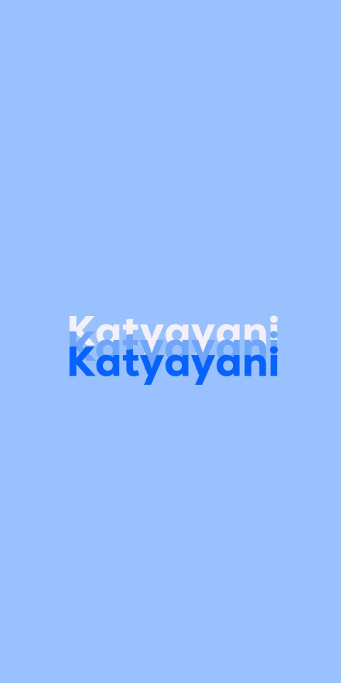 Free photo of Name DP: Katyayani