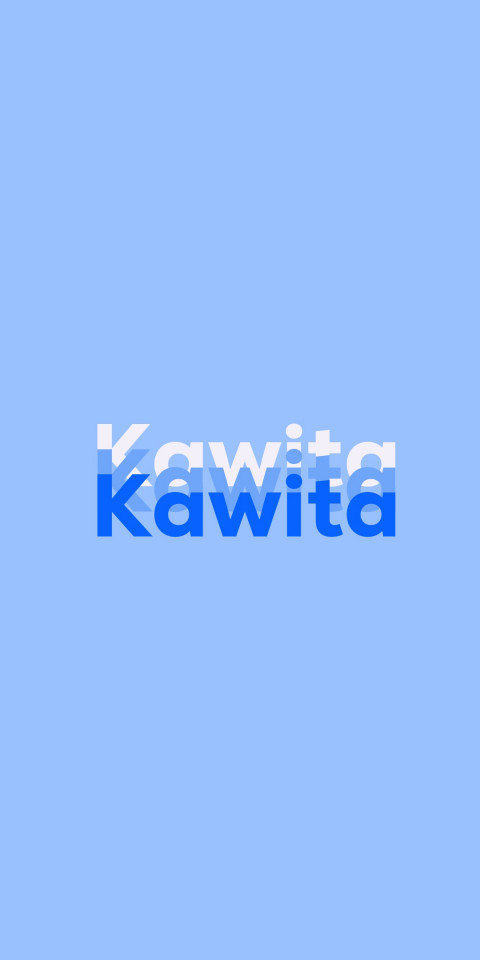 Free photo of Name DP: Kawita