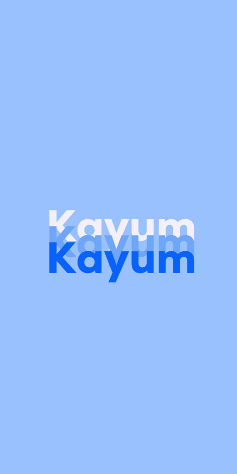 Free photo of Name DP: Kayum