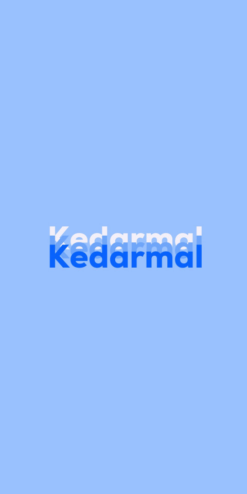 Free photo of Name DP: Kedarmal