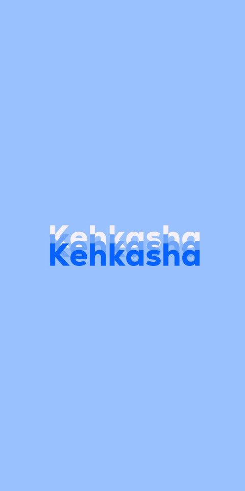 Free photo of Name DP: Kehkasha