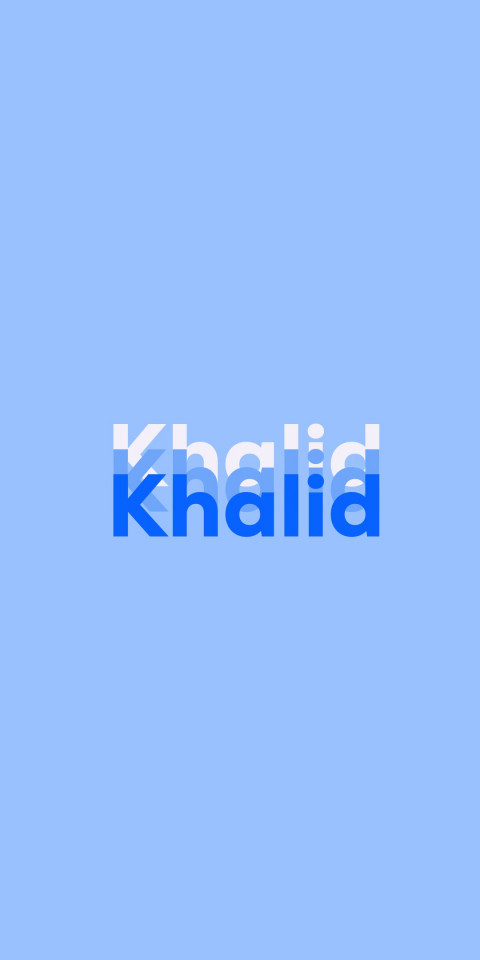 Free photo of Name DP: Khalid