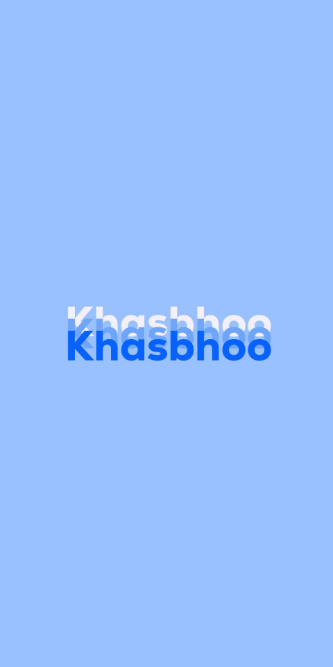 Free photo of Name DP: Khasbhoo