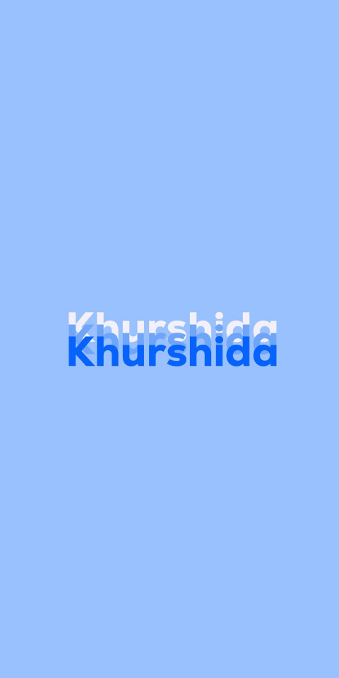 Free photo of Name DP: Khurshida