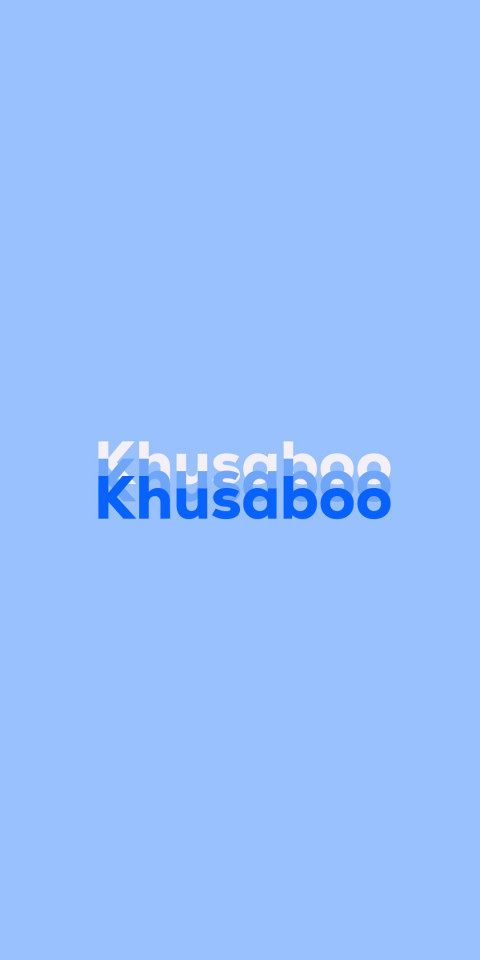 Free photo of Name DP: Khusaboo