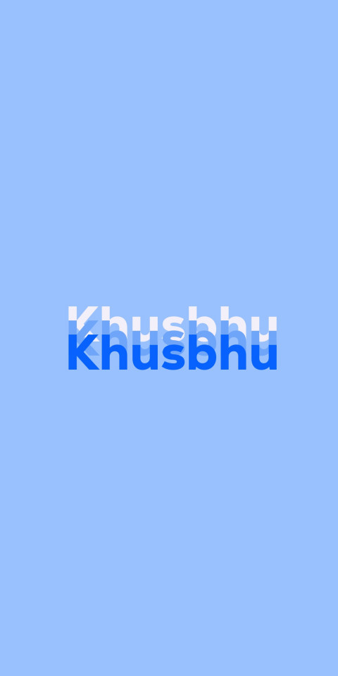 Free photo of Name DP: Khusbhu