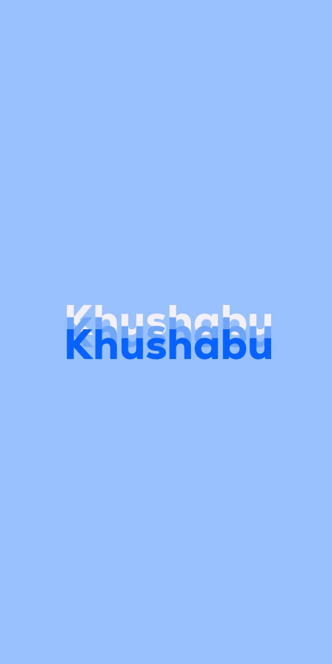 Free photo of Name DP: Khushabu