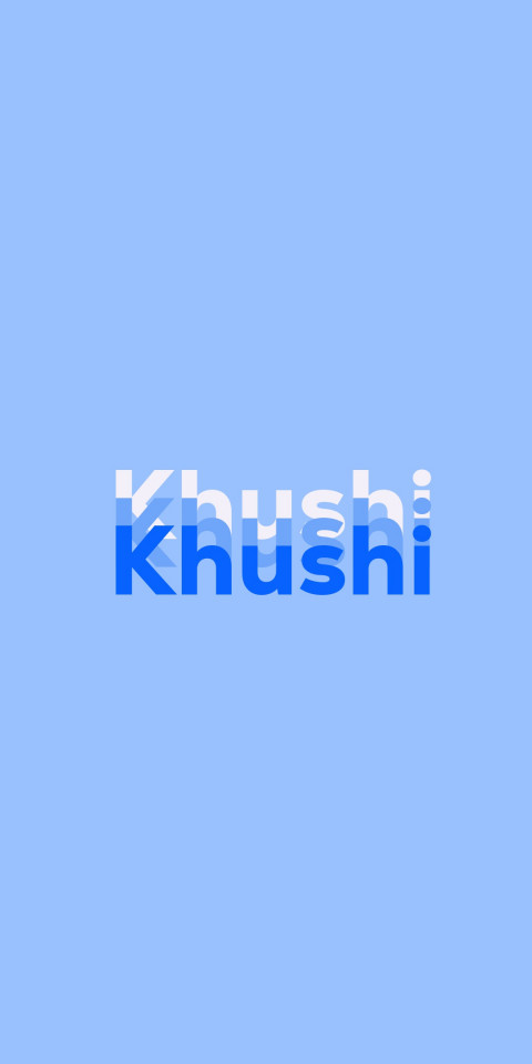 Free photo of Name DP: Khushi