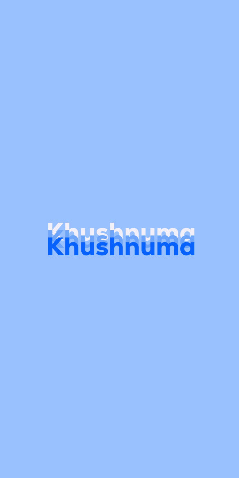 Free photo of Name DP: Khushnuma