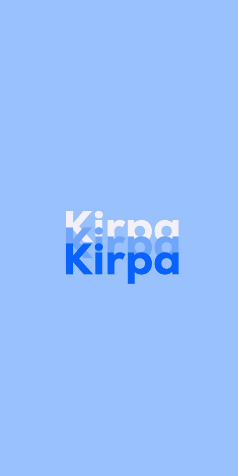 Free photo of Name DP: Kirpa