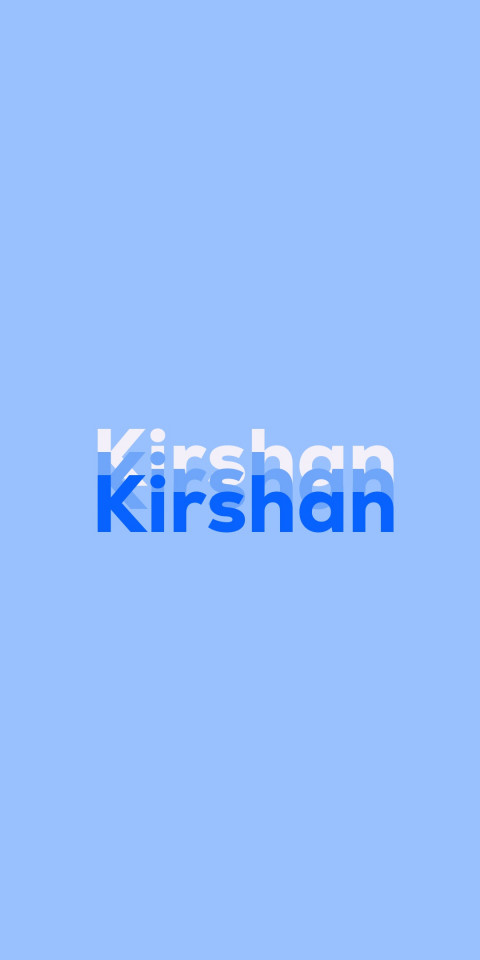 Free photo of Name DP: Kirshan