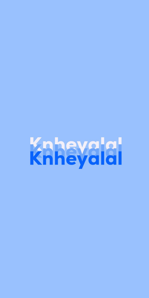 Free photo of Name DP: Knheyalal