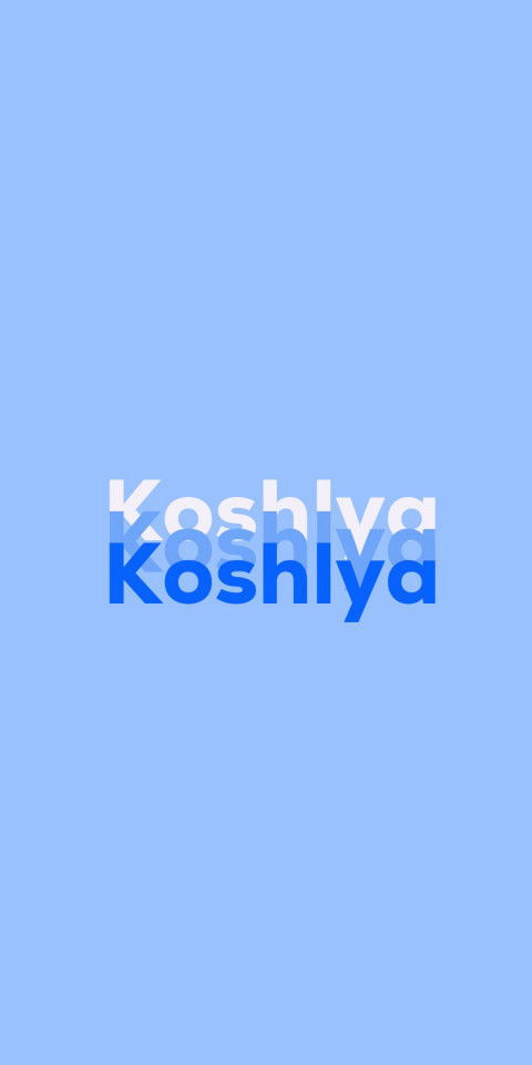 Free photo of Name DP: Koshlya