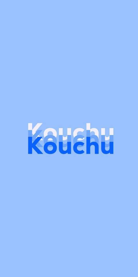Free photo of Name DP: Kouchu