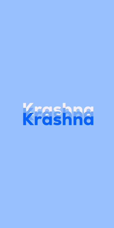 Free photo of Name DP: Krashna