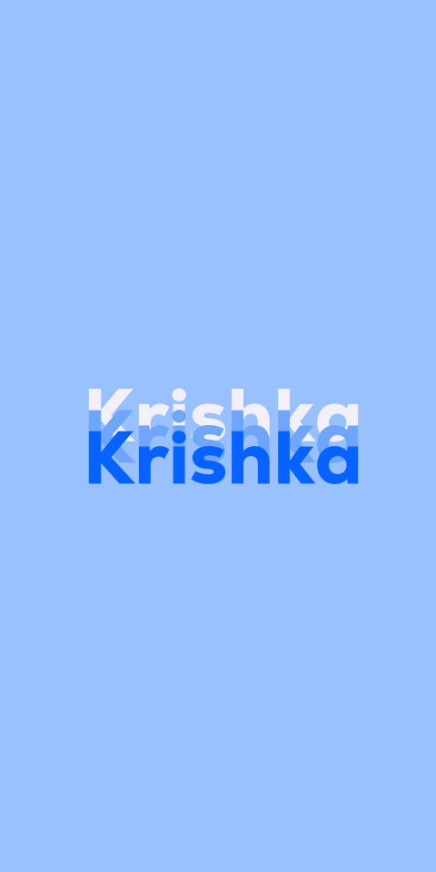 Free photo of Name DP: Krishka