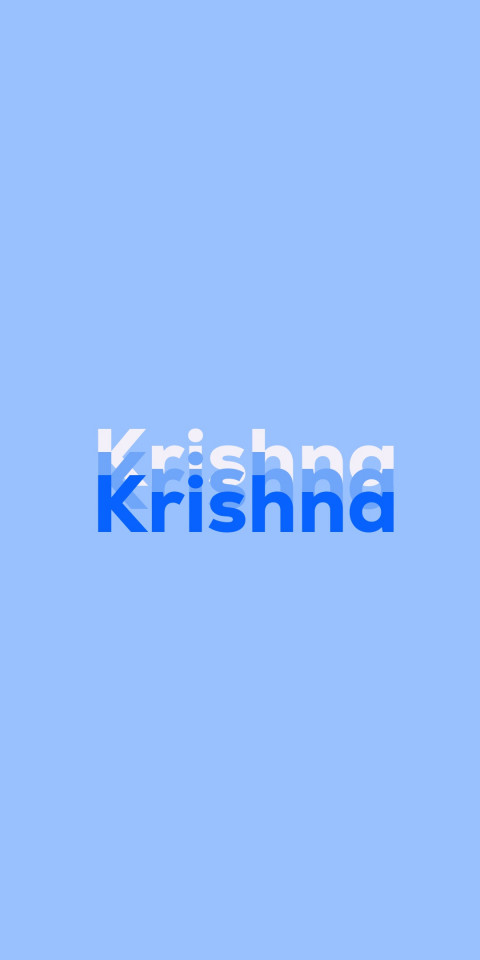 Free photo of Name DP: Krishna