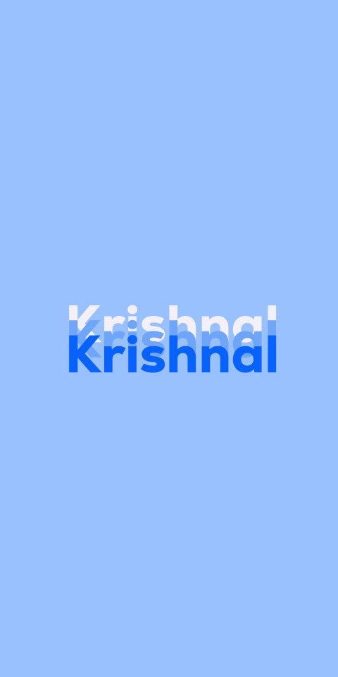 Free photo of Name DP: Krishnal