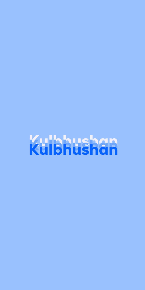Free photo of Name DP: Kulbhushan