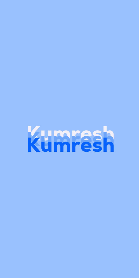 Free photo of Name DP: Kumresh