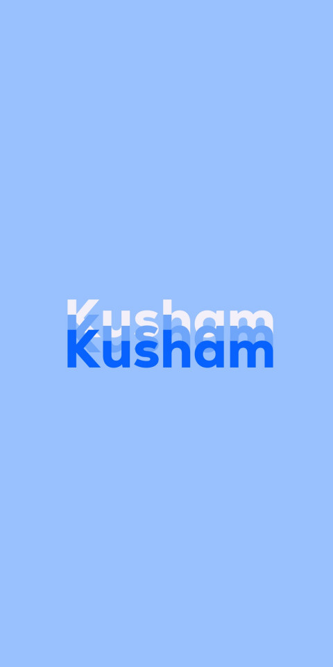 Free photo of Name DP: Kusham