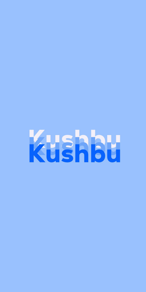 Free photo of Name DP: Kushbu