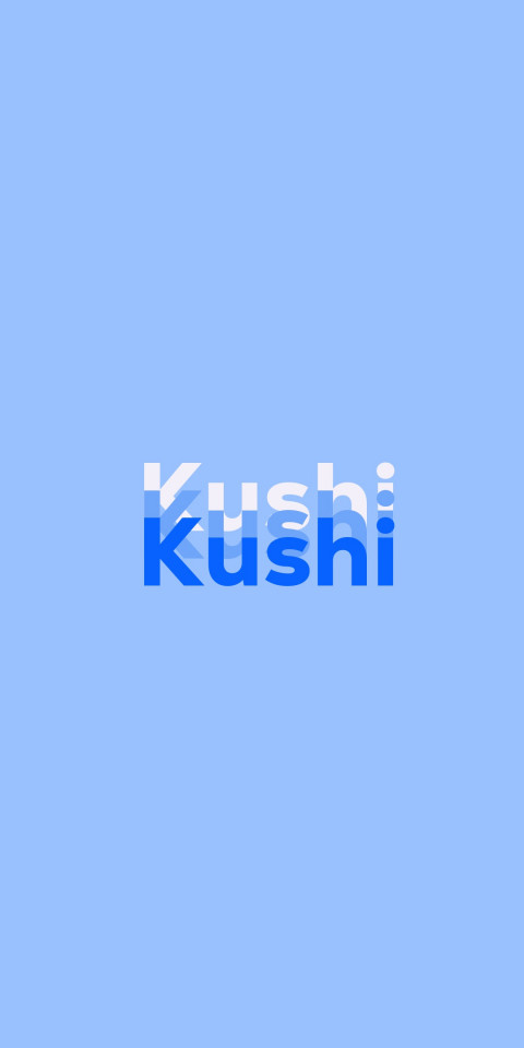 Free photo of Name DP: Kushi